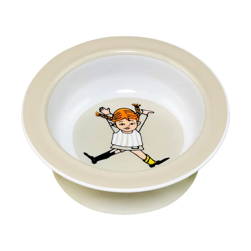 Cheap Pippi Cirkus suction cup plate Ø15.5 cm, Beige