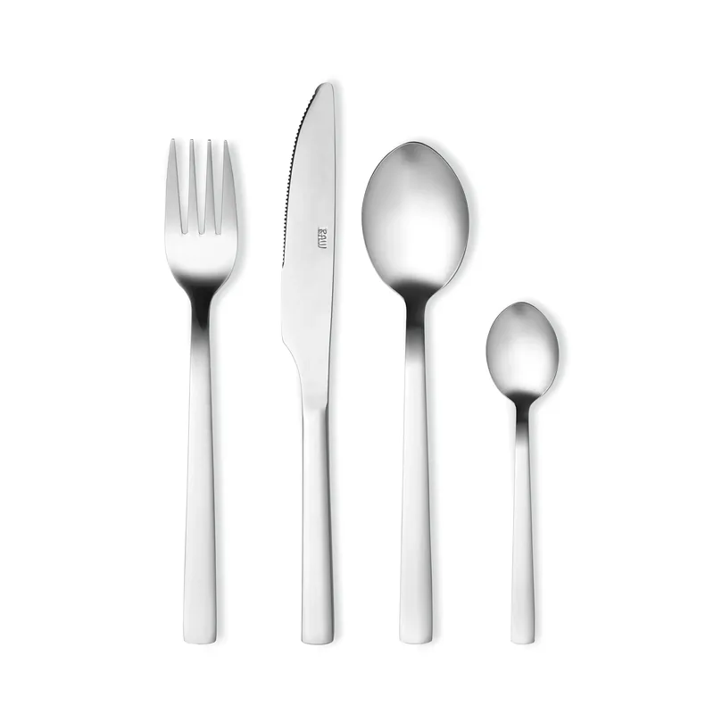Raw cutlery set 16 pieces, Bright steel Direct From Manufacturer