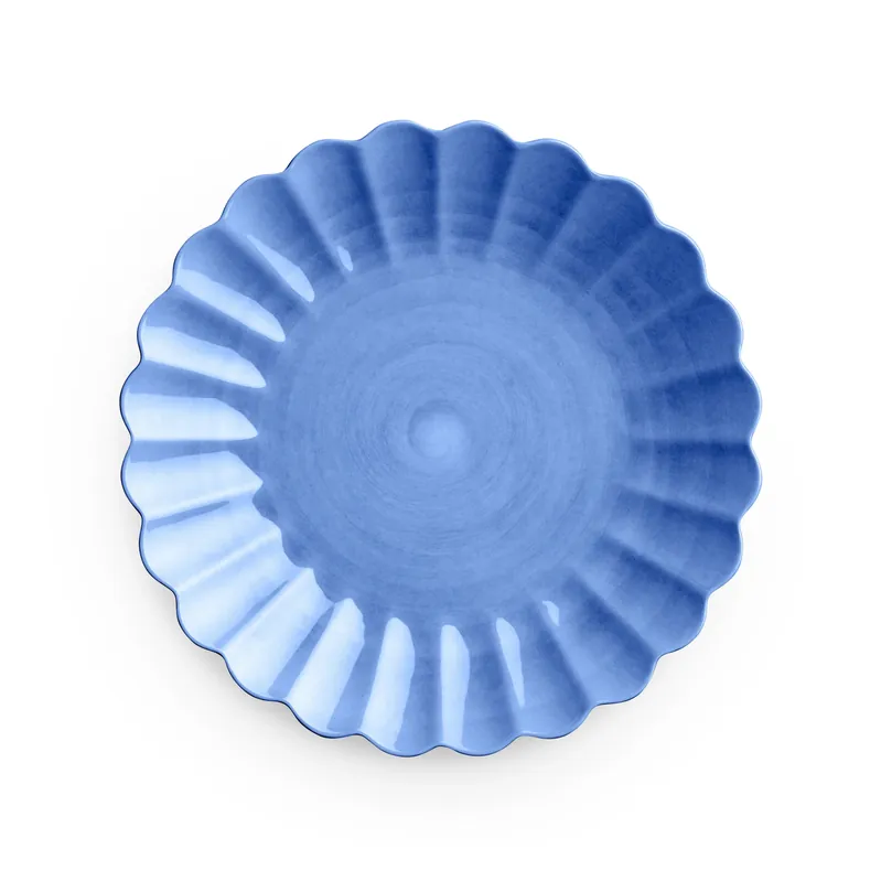 Oyster plate 28 cm, white Luxury