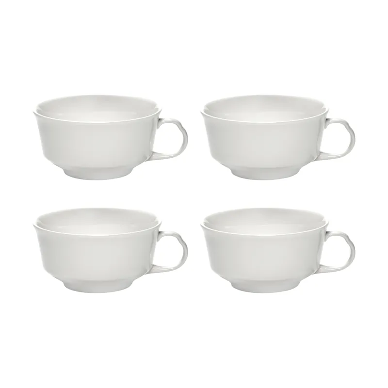 Wholesale Silhouette coffee cup 19 cl 4-pack, White