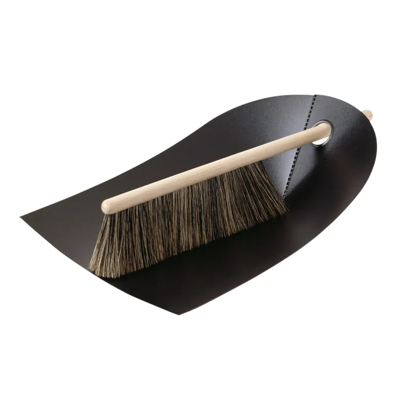 Buy Online Normann dustpan & broom, black