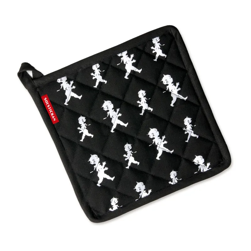 Solstickan potholder 22x22 cm, Black Price Drop