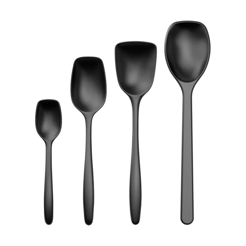 Clearance Classic cooking spoon set 4 pieces, Red
