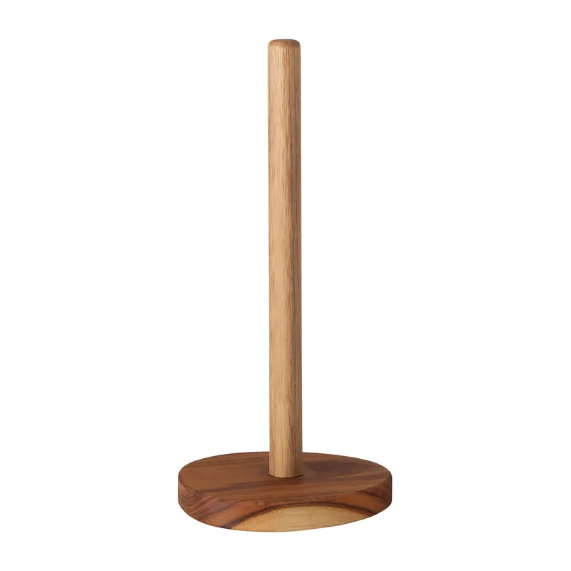Raw kitchen paper holder 30.6 cm, Teak Handmade