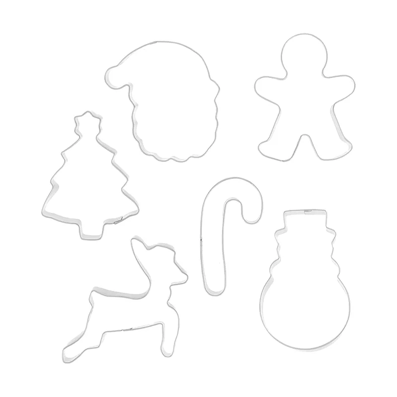 Nordwik gingerbread cutter christmas 6 pieces, Stainless steel Hot Deal