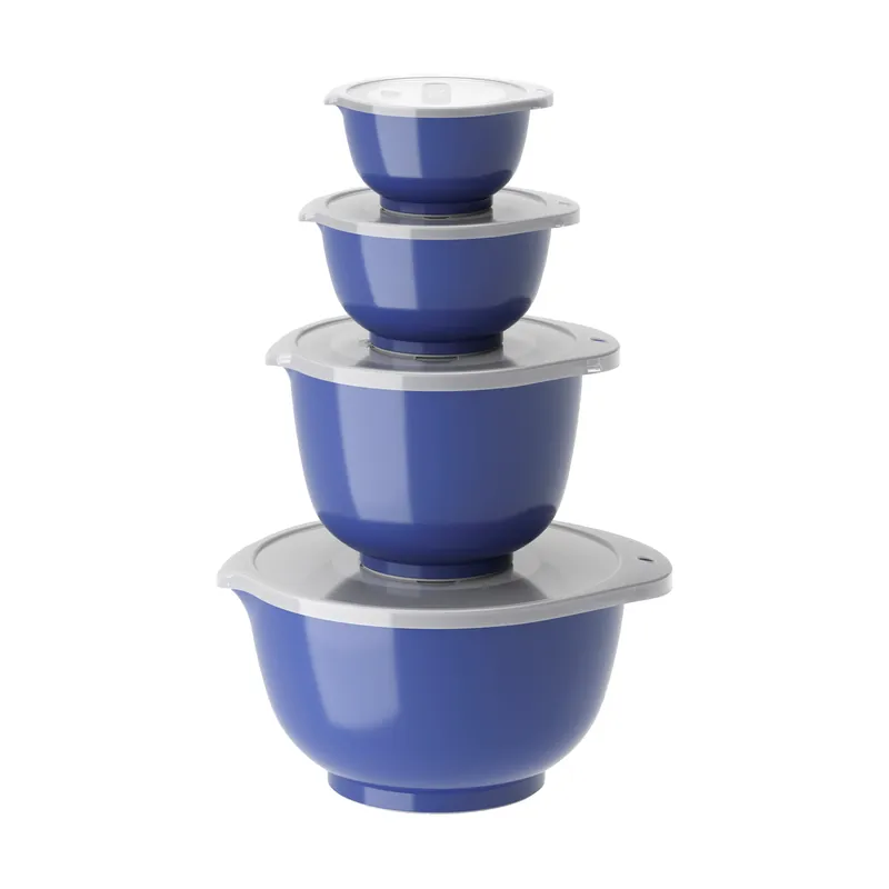 Margrethe bowl set 4-pack, Electric blue Limited Edition