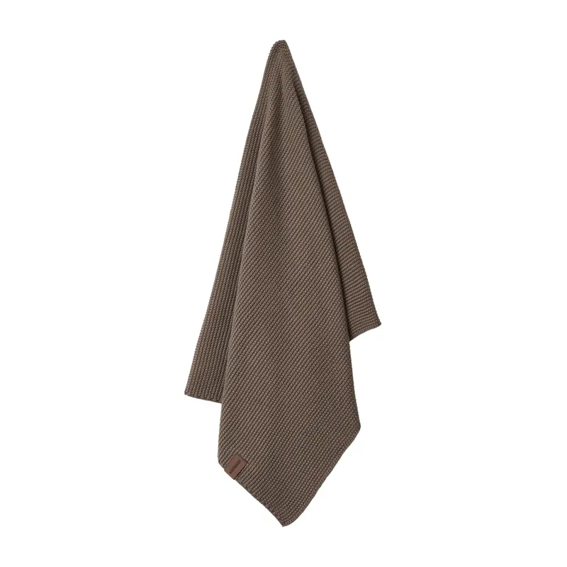 Shop Now Humdakin Knitted kitchen towel 45x70 cm, Tabacco