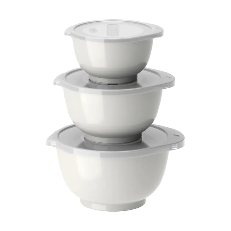 Last Chance Margrethe mini bowl set 3-pack, White