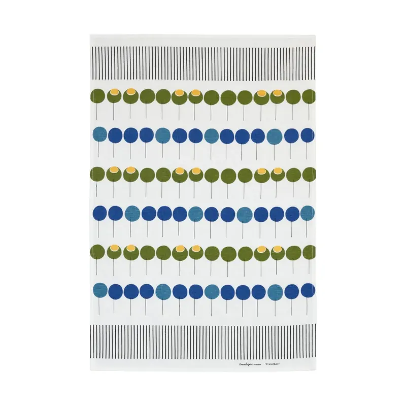 Pinnebär kitchen towel 47x70 cm, Blue-green Free Shipping