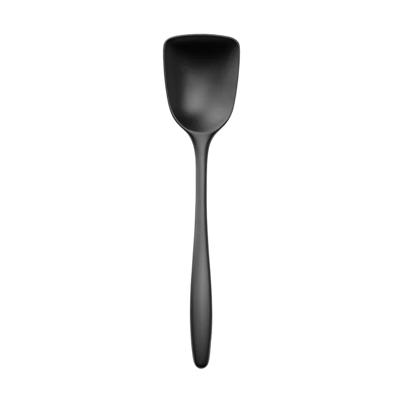 Classic cooking spoon wide, Red Fresh Stock