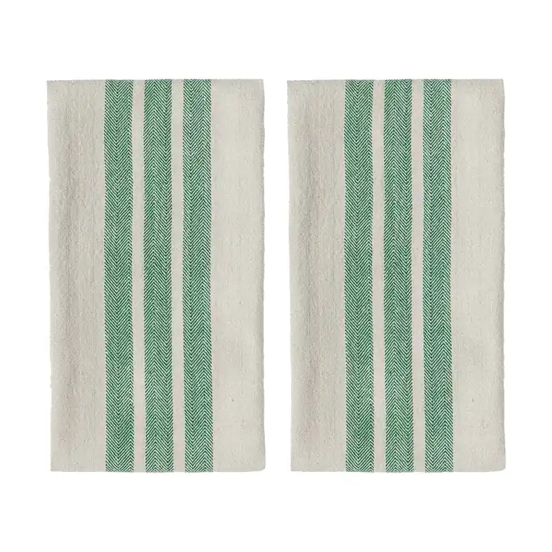 Instant Buy Linu kitchen towel 2-pack, Green