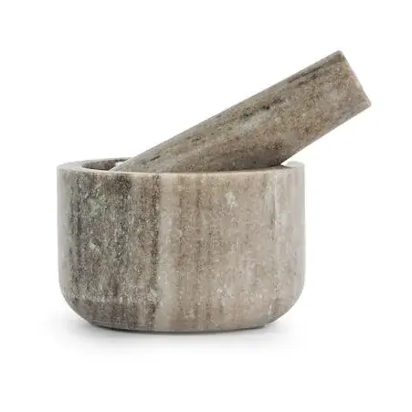 Stone mortar Ø11 cm, Beige Shop Now