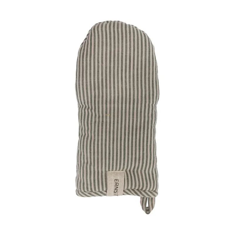 New Arrival Ernst oven mitt striped, Blue-beige