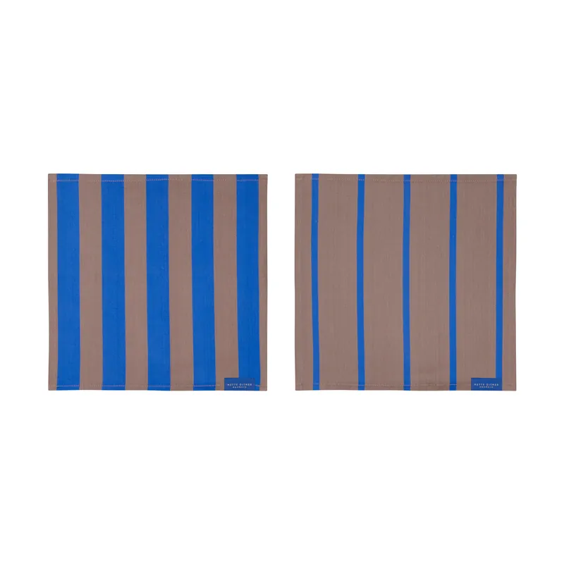 Stripes dishcloth 33x33 cm 2-pack, Latte Direct From Factory
