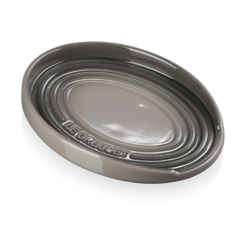 Seasonal Sale Oval holder for serving spoon, Chambray