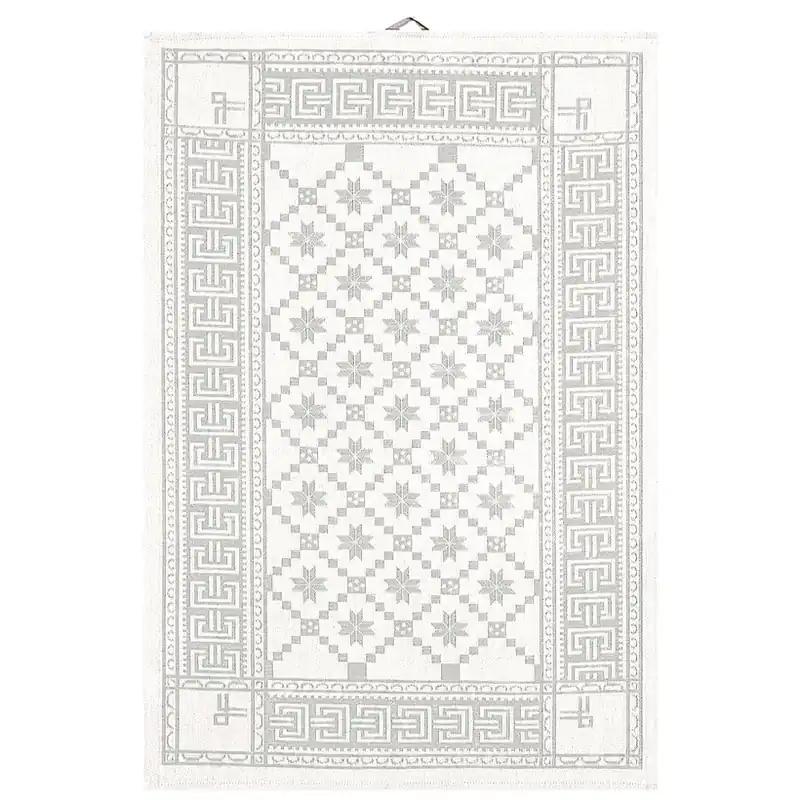 Åttebladrose kitchen towel 50x70 cm, Beige Editor’s Pick