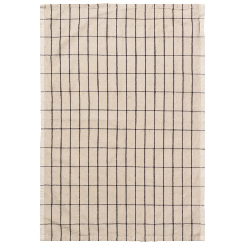 Secure Checkout Hale kitchen towel 50x70 cm, Sand-black