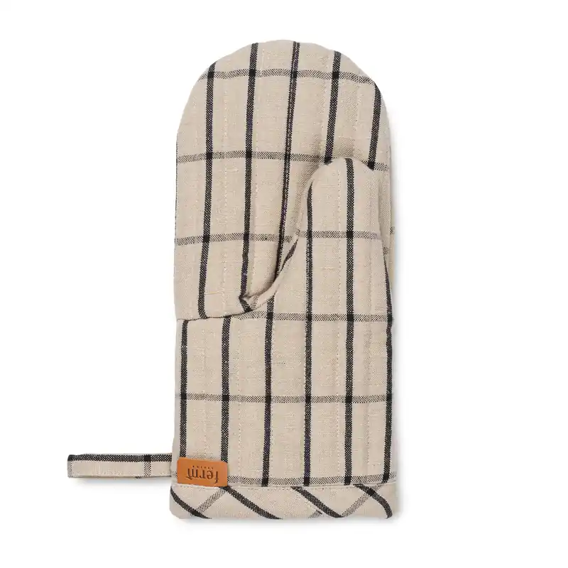 Certified Hale oven glove, sand-black