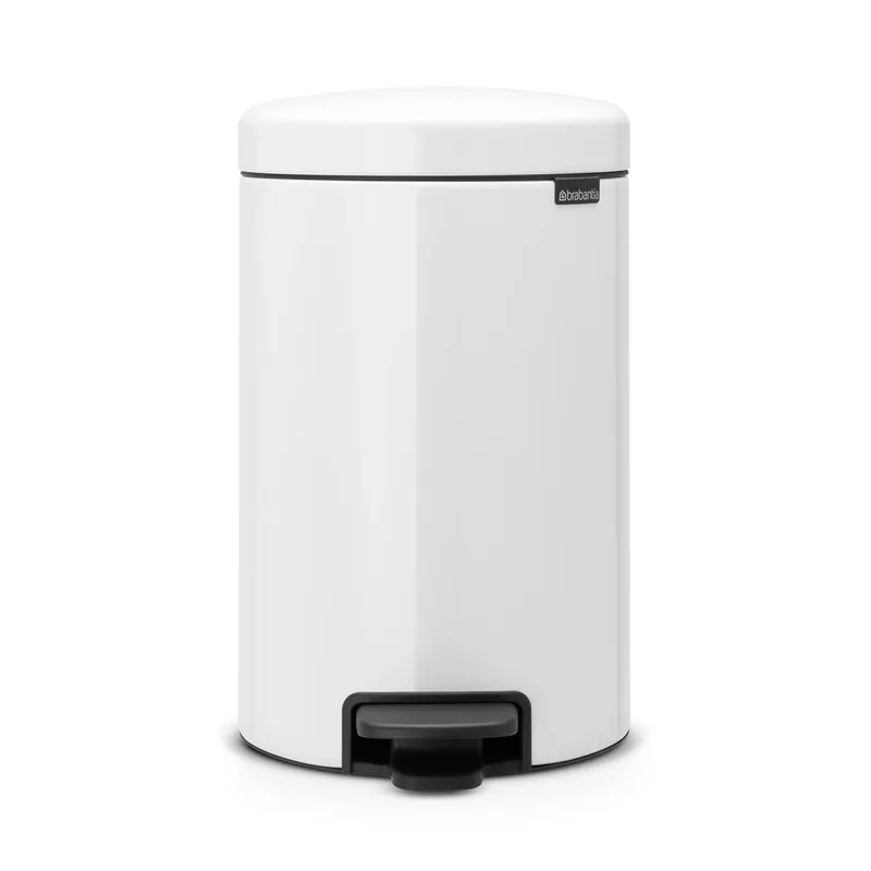 New Icon pedal bin 12 liter, Soft beige While Supplies Last