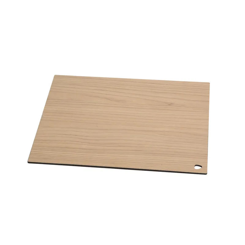 Direct From Factory Cut & Serve square chopping board S, Ash
