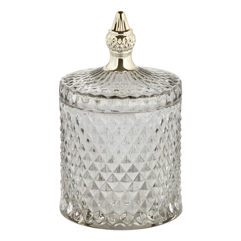 Miya storage jar with lid Ø10.5 cm, Dark grey Top Rated