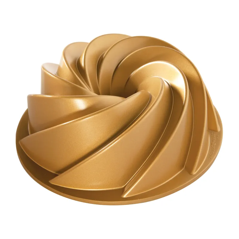 Buy Online Nordic Ware heritage bundt baking tin gold, 1.4 L