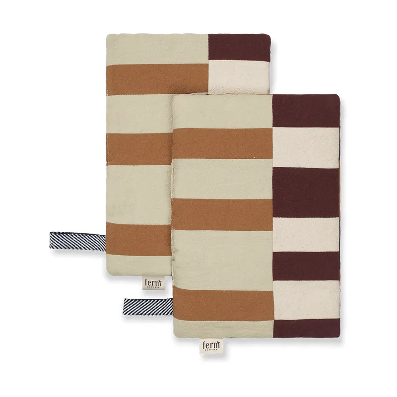 Section oven mitt 2-pack, Patchwork No Minimum Order