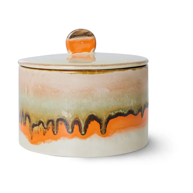 Free Shipping 70's cookie jar Ø17 cm, Disco