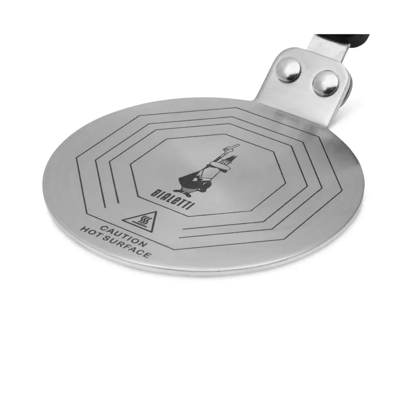 Bialetti induction plate Ø13 cm, Silver-black Trusted Brand