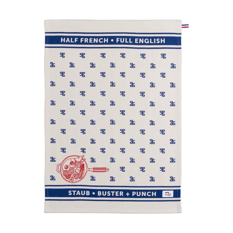 Buster & Punch kitchen towel 70x50 cm, Dark blue Markdown