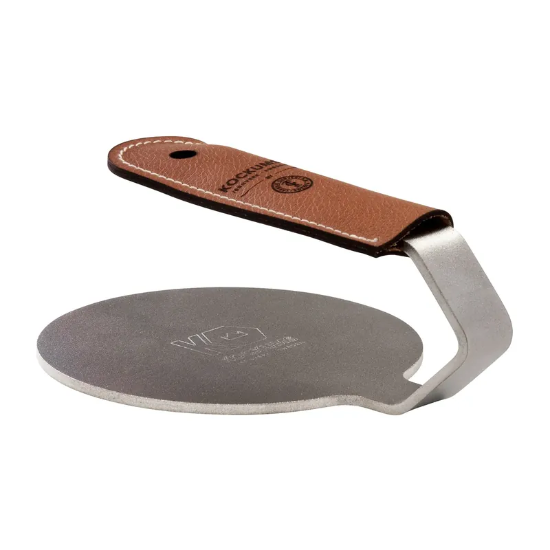 Exclusive Offer Kockums hamburger press with handle protector, Stainless steel-neopren