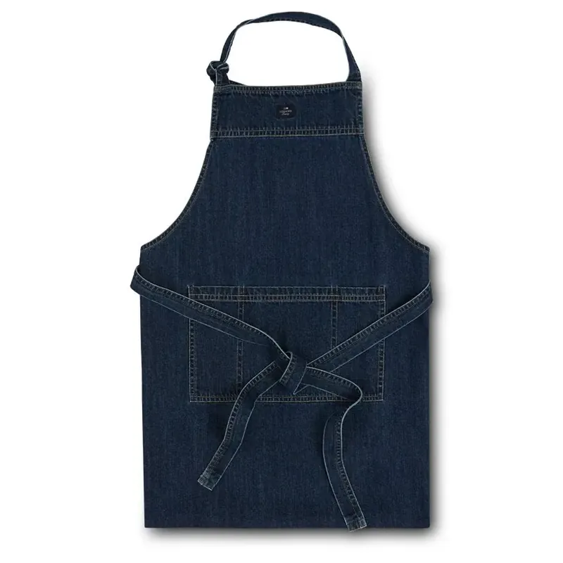 Buy Direct Icons Denim apron, denim blue