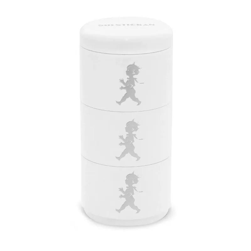 Must Have Solstickan storage jar three pieces 8.5 cm, Black