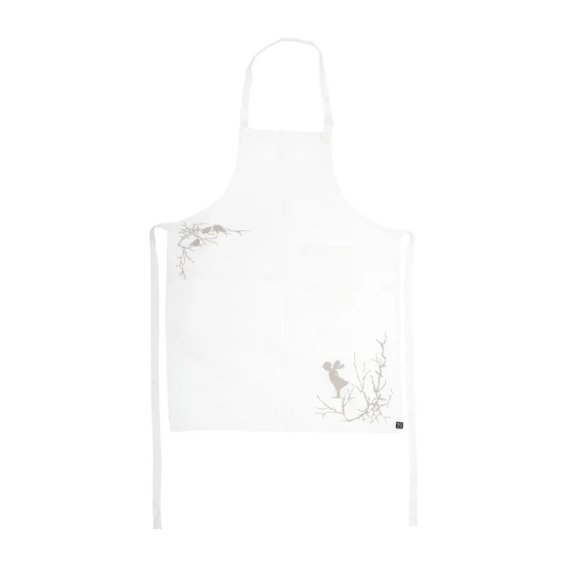 Alv apron, White-grey Mega Sale