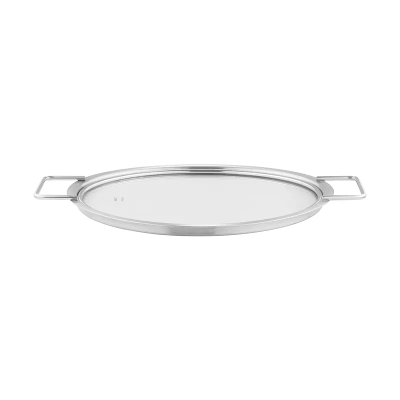 Exclusive Eva Trio glass lid recycled stainless steel, Ø16 cm