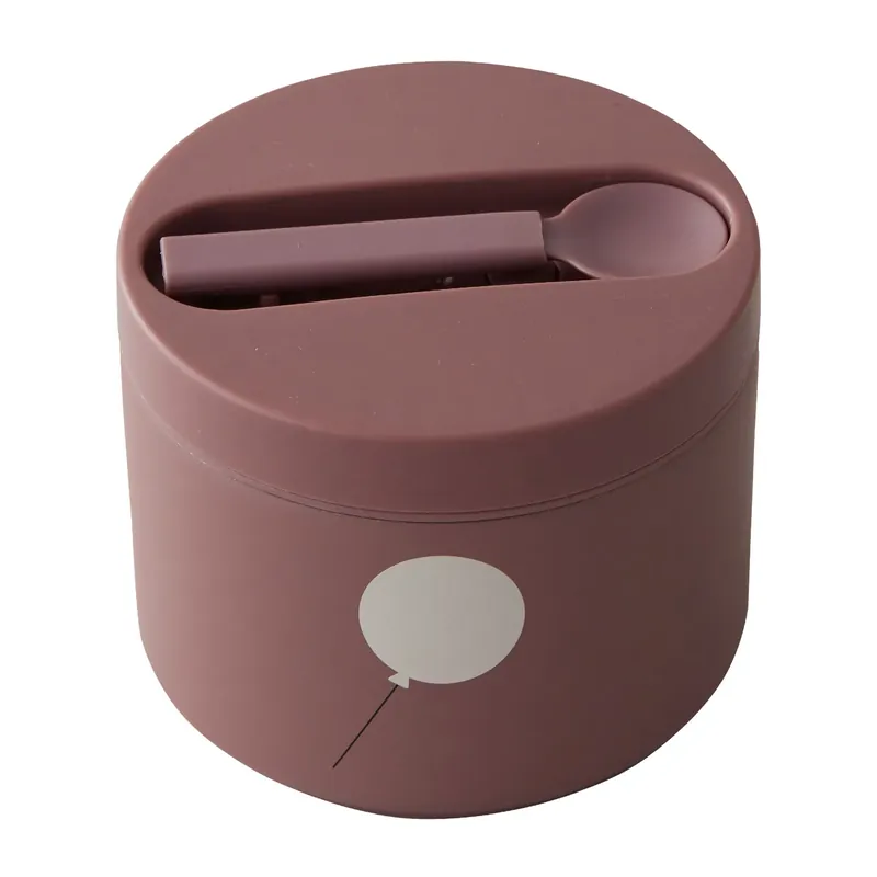 Price Cut Design Letters thermos-box large, Balloon-ash rose