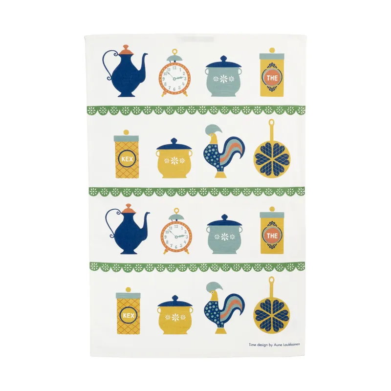 Buy Direct Time kitchen towel 47x70 cm, Blue-yellow