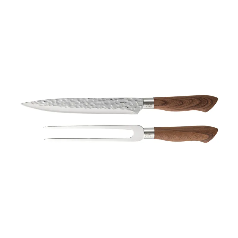 Hassle-Free Returns Akira carving set 2 pieces, Stainless steel