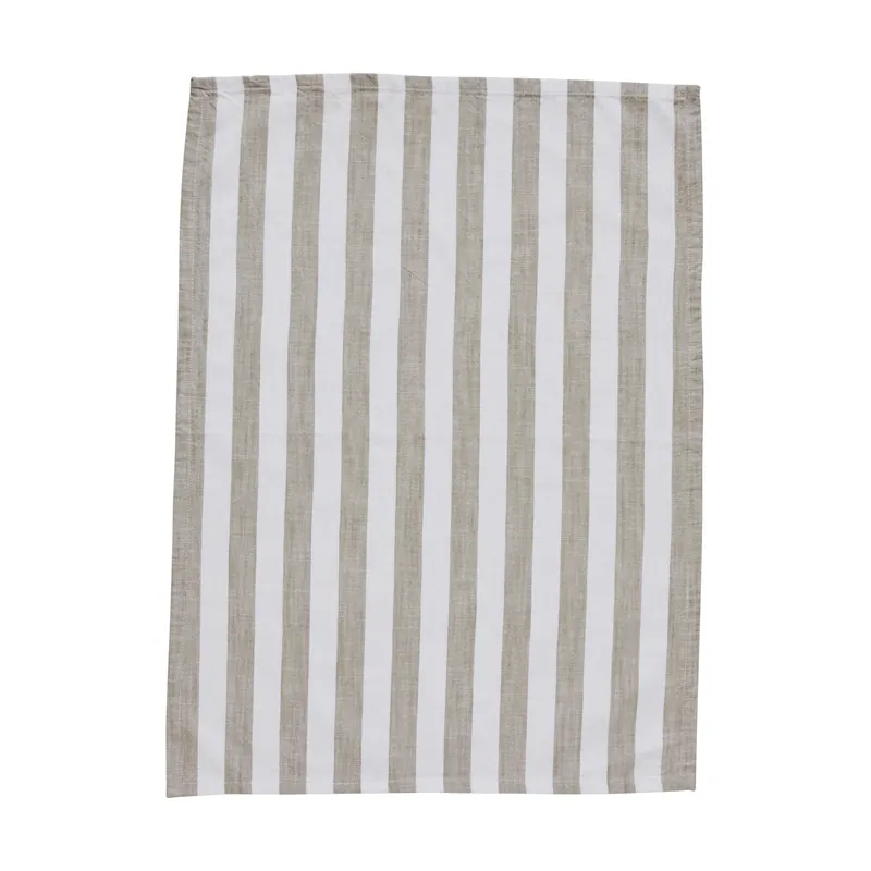 Factory Price Olivia kitchen towel 50x70 cm, Off white-dark coral