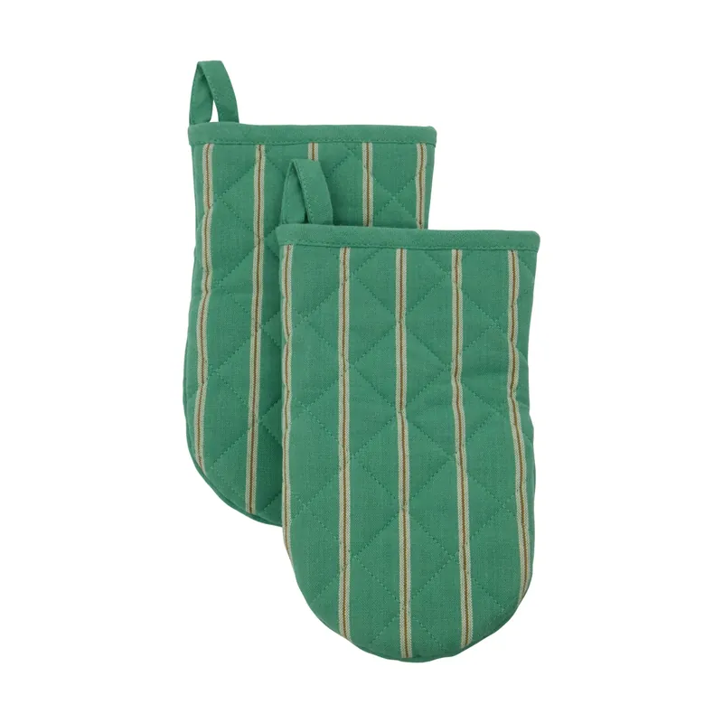 Direct From Factory Chef oven mitt 14x24 cm 2-pack, Mustard yellow