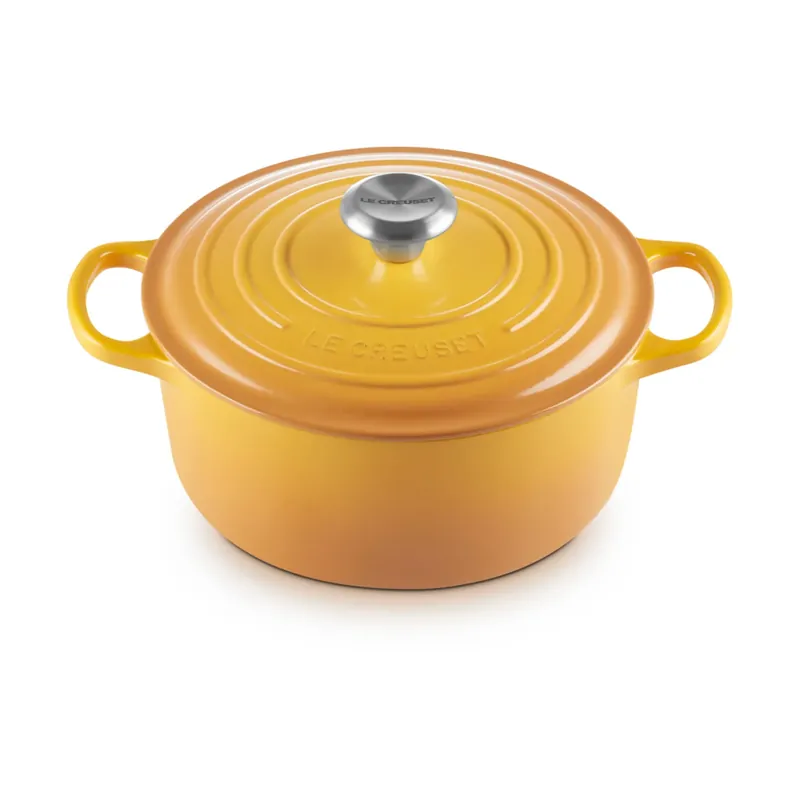 Big Sale Le Creuset Signature round casserole 4.2 l, Matte Black