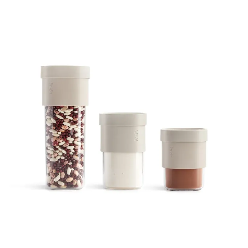 Deal Lékué flip storage jar 5 pieces, Green