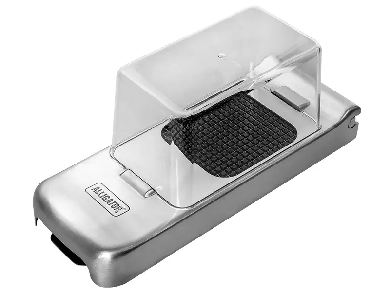 Onion cutter with large lid, Stainless steel New Arrival