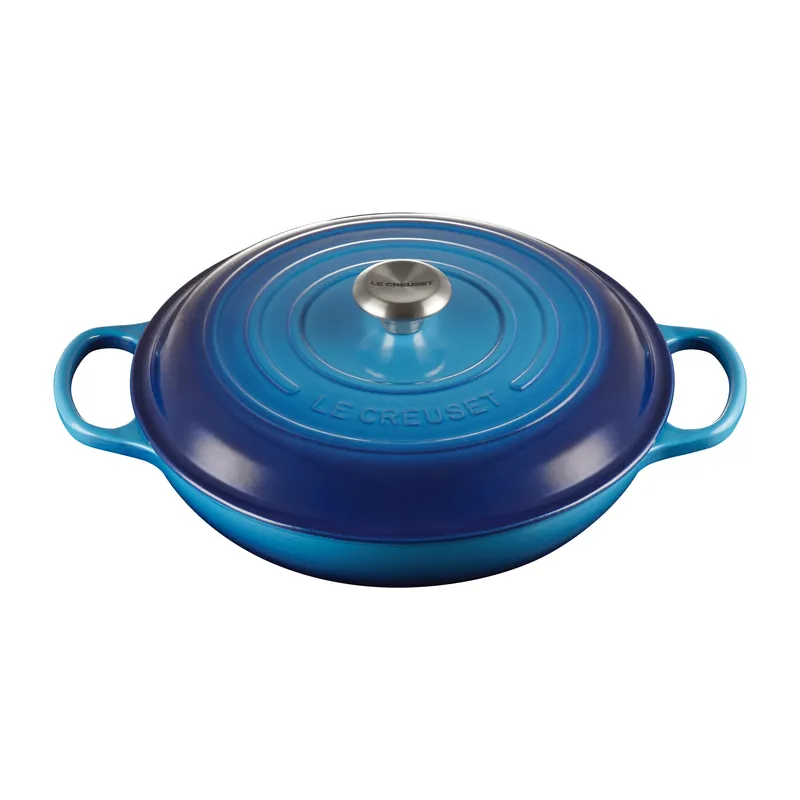 Certified Le Creuset shallow casserole 3.5 l, Meringue