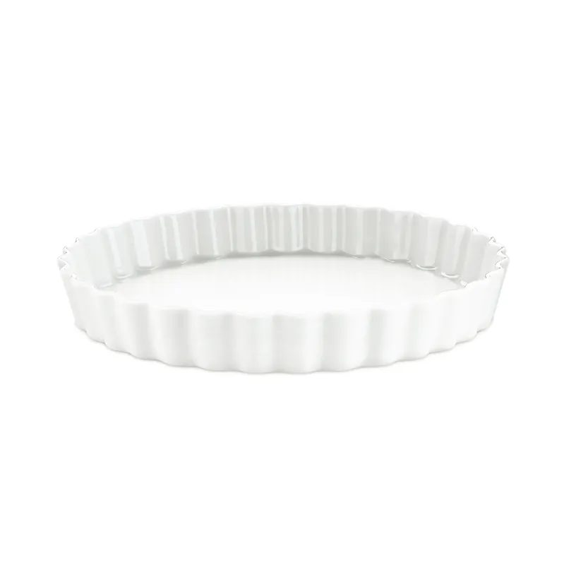 Factory Price Pillivuyt flan dish round white, Ø 24 cm