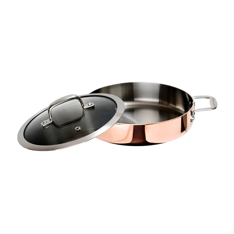 Maestro sauce pan copper with glass lid, 26 cm Buy Online