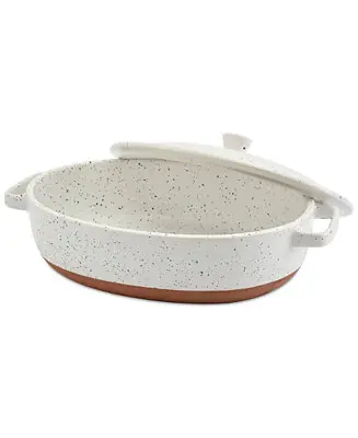 Tools for Cooks Speckled Stoneware 3.2-Qt. Oval Covered Casserole Factory Price