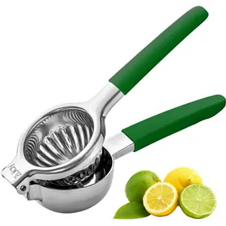 Professional Grade Stainless Steel Lemon Squeezer – Heavy Duty, Solid Metal Bowl, Easy to Use