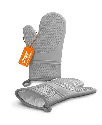 Grab Now Set of 2 Premium Silicone Oven Mitts