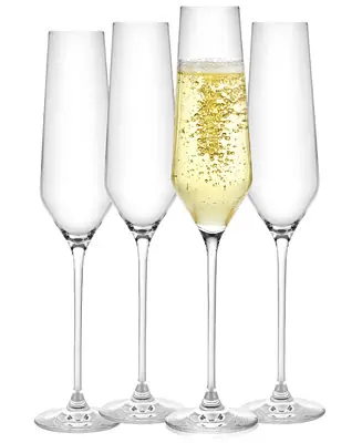 Layla Champagne Glasses, Set of 4 Buy Online